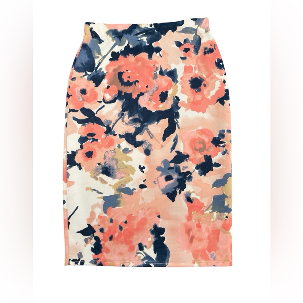 LARA Pink Pencil Skirt Knee-Length Casual